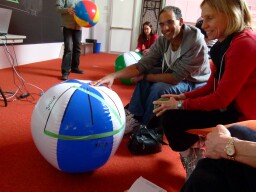 General Relativity with Beach Balls